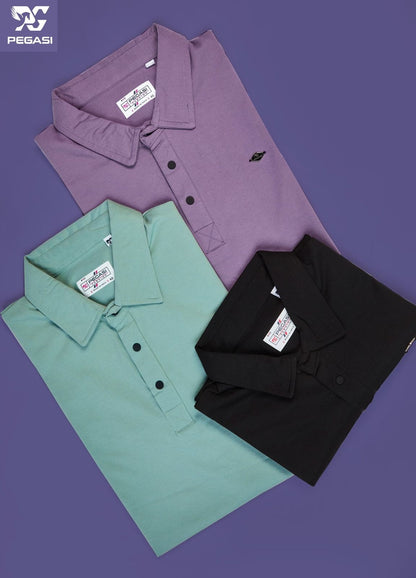 Gsm 230 Vol P251 Pegasi Interlock Mens Tshirts Supplier