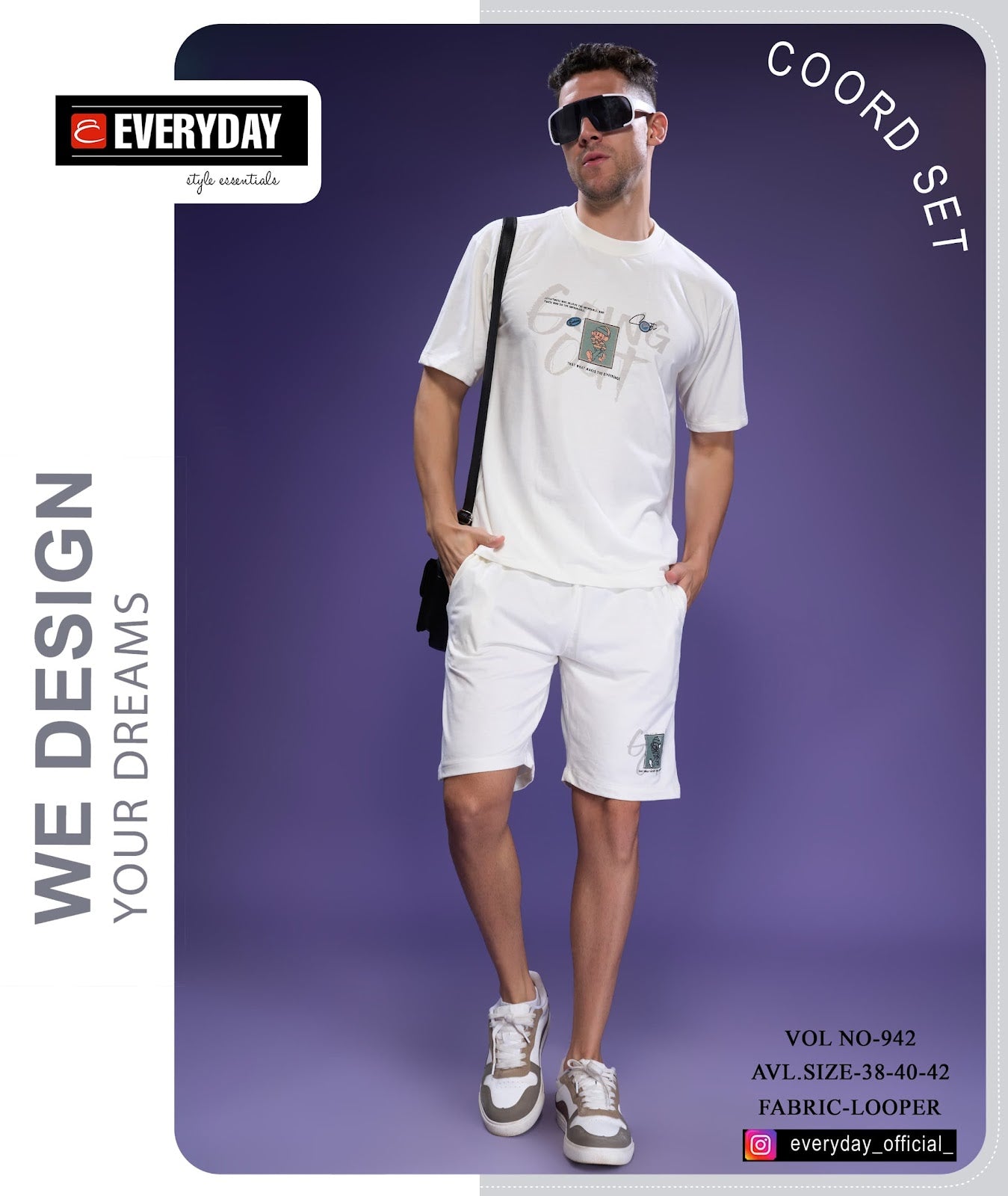 Gsm 235-245 Vol 942 Everyday Cotton Looper Mens Co Ord Set Supplier