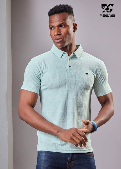 Gsm 235-245 Vol P205 Pegasi Jacquard Mens Tshirts Exporter Ahmedabad