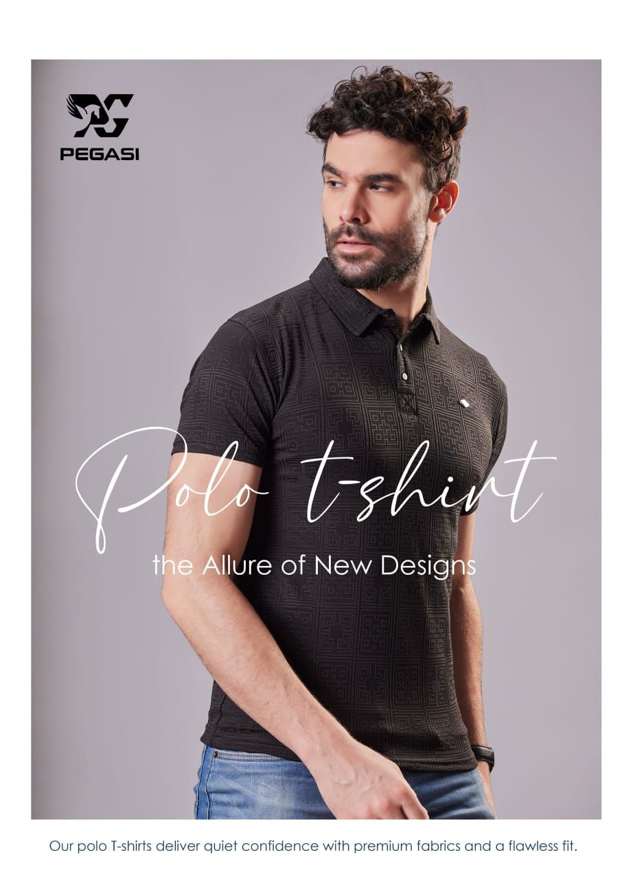 Gsm 235-245 Vol P205 Pegasi Jacquard Mens Tshirts Exporter Ahmedabad