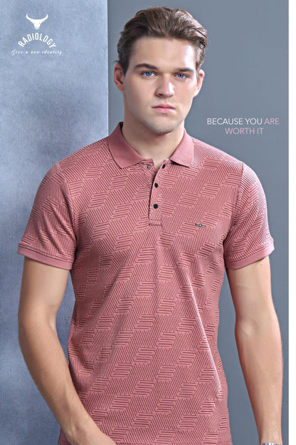 Gsm 240 Vol 944 Radiology Jacquard Knit Mens Tshirts Exporter India