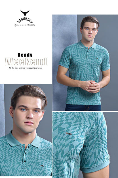 Gsm 240 Vol 944 Radiology Jacquard Knit Mens Tshirts Exporter India