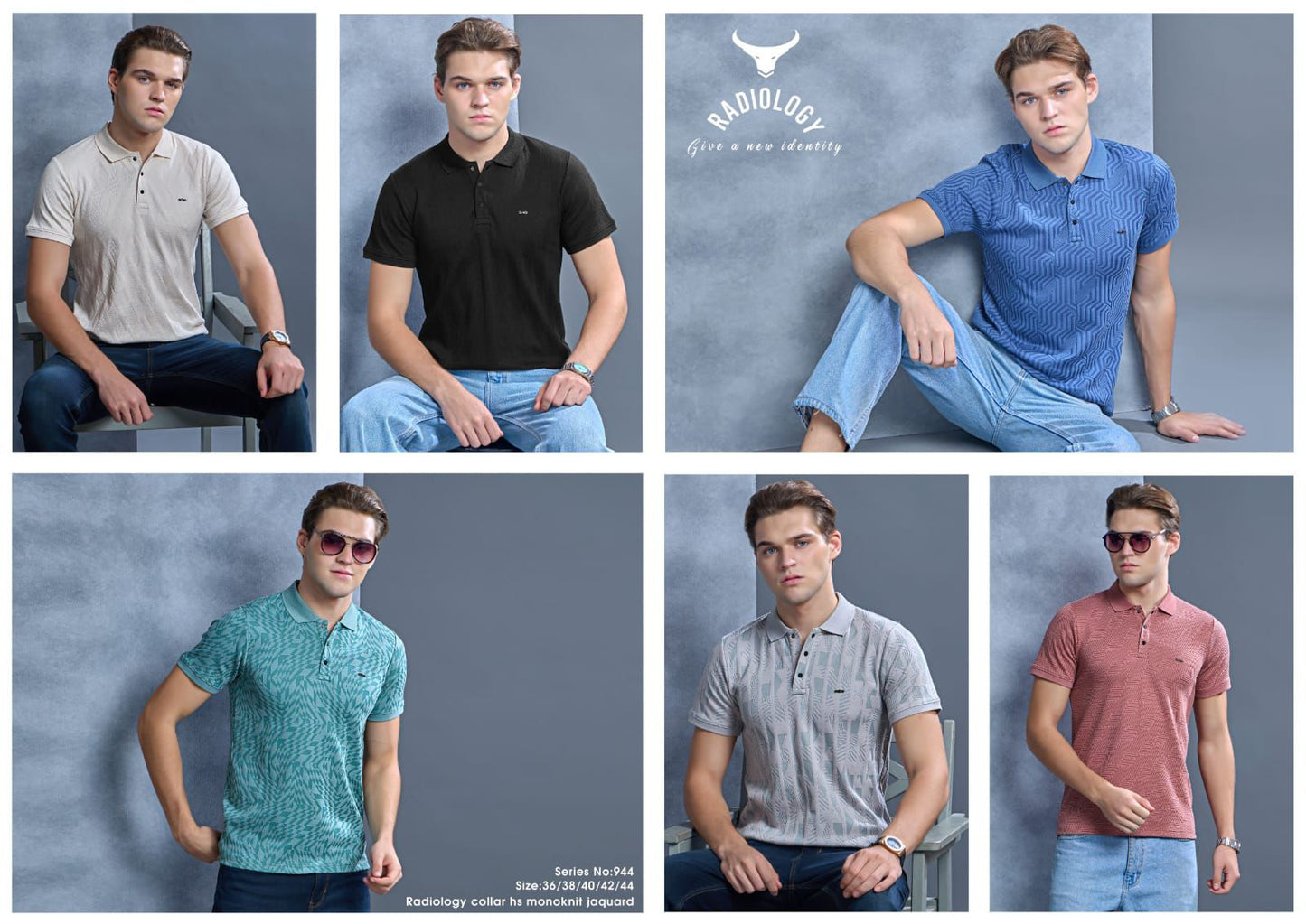 Gsm 240 Vol 944 Radiology Jacquard Knit Mens Tshirts Exporter India