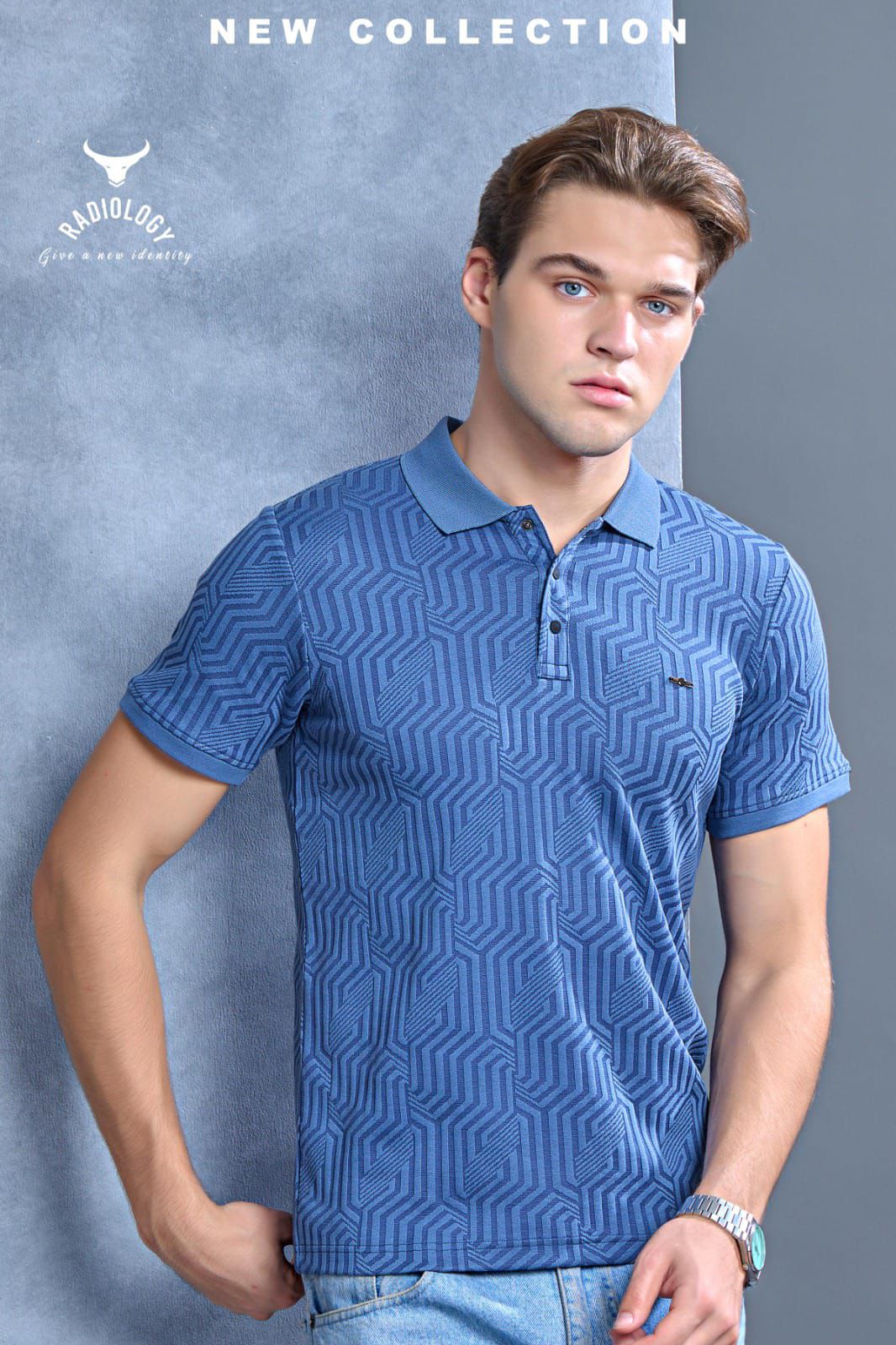 Gsm 240 Vol 944 Radiology Jacquard Knit Mens Tshirts Exporter India