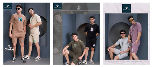 Gsm 250 Code 170 Momentum Pure Cotton Mens Co Ord Set Wholesaler