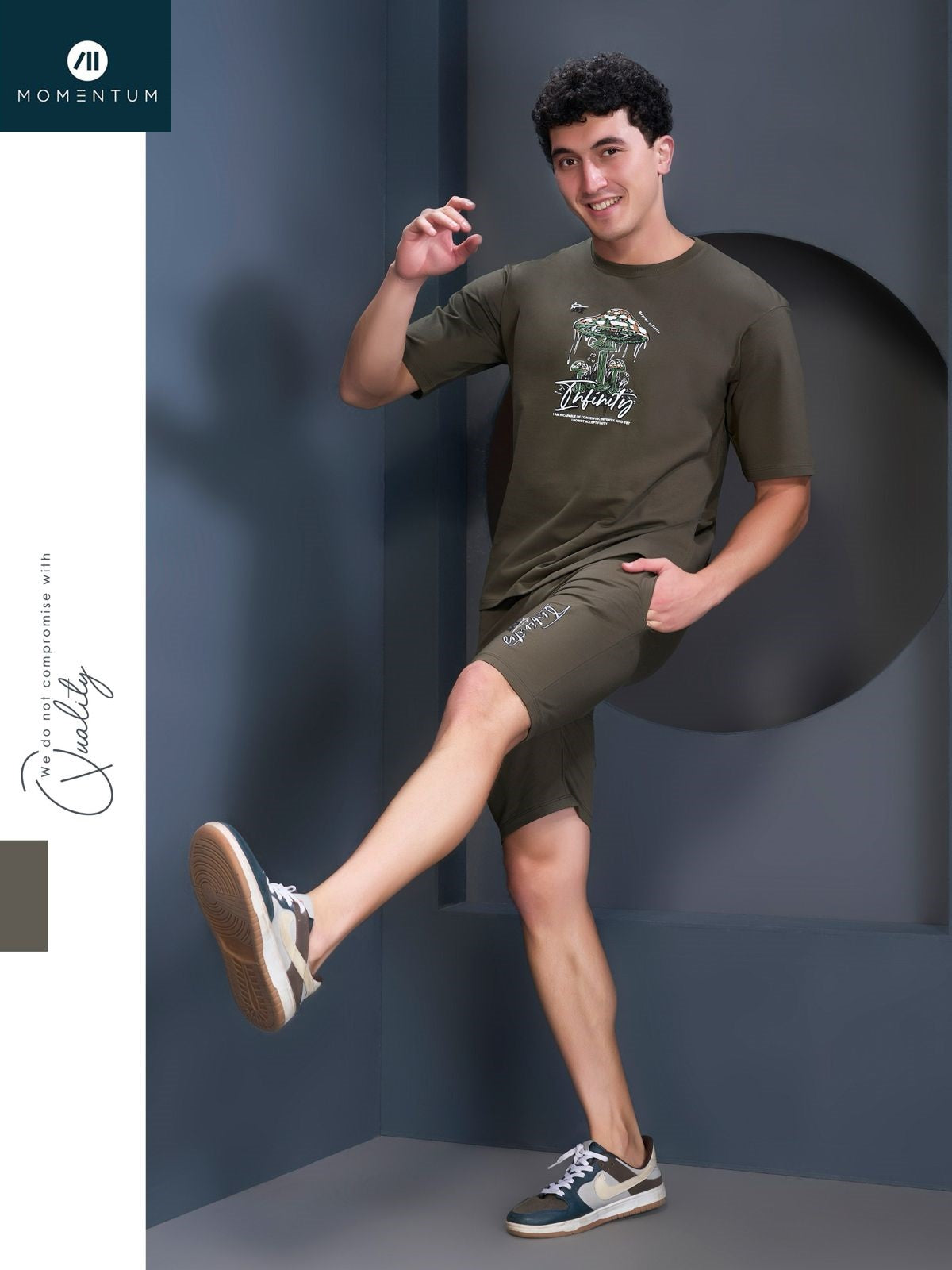 Gsm 250 Code 170 Momentum Pure Cotton Mens Co Ord Set Wholesaler