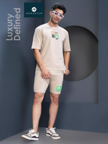 Gsm 250 Code 170 Momentum Pure Cotton Mens Co Ord Set Wholesaler