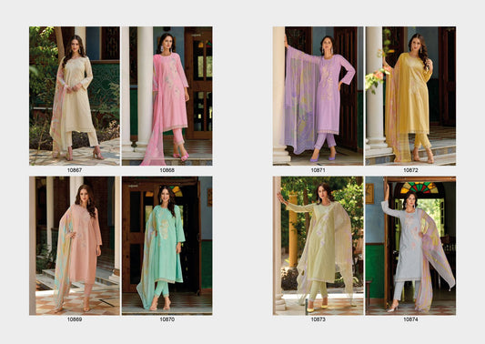 Gucci Ibiza Lawn Cotton Pant Style Suits Supplier Ahmedabad