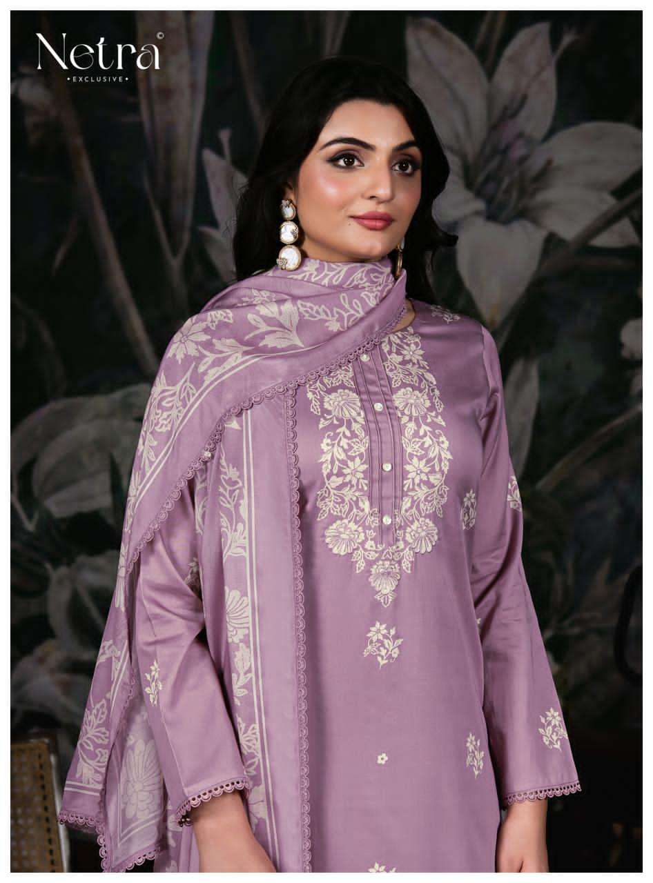Gucci Netra Cotton Satin Pant Style Suits Wholesaler India