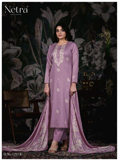 Gucci Netra Cotton Satin Pant Style Suits Wholesaler India