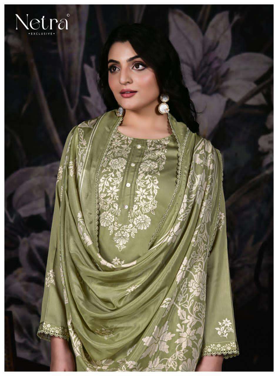 Gucci Netra Cotton Satin Pant Style Suits Wholesaler India
