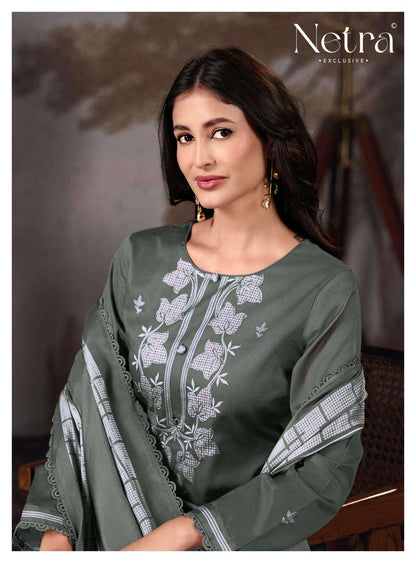 Gucci Vol 10 Netra Cotton Cambric Pant Style Suits Wholesaler Gujarat