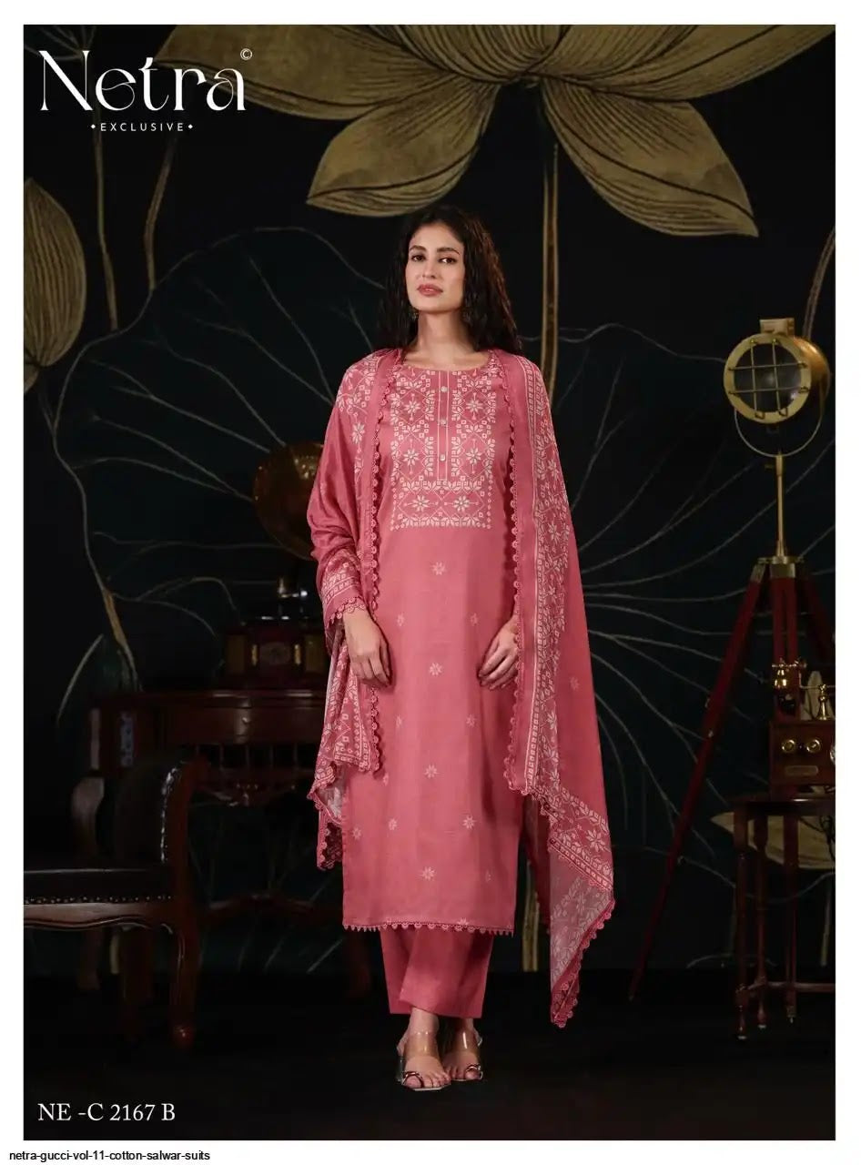 Gucci Vol 11 Netra Cotton Pant Style Suits Manufacturer Ahmedabad