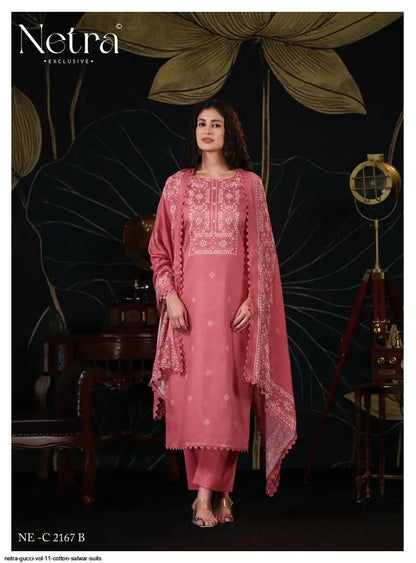 Gucci Vol 11 Netra Cotton Pant Style Suits Manufacturer Ahmedabad