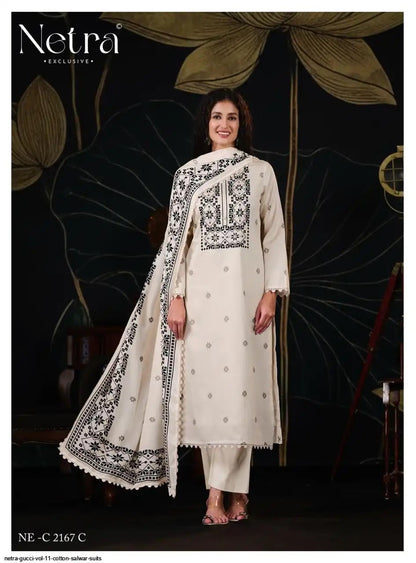 Gucci Vol 11 Netra Cotton Pant Style Suits Manufacturer Ahmedabad
