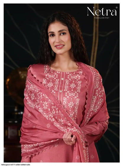 Gucci Vol 11 Netra Cotton Pant Style Suits Manufacturer Ahmedabad