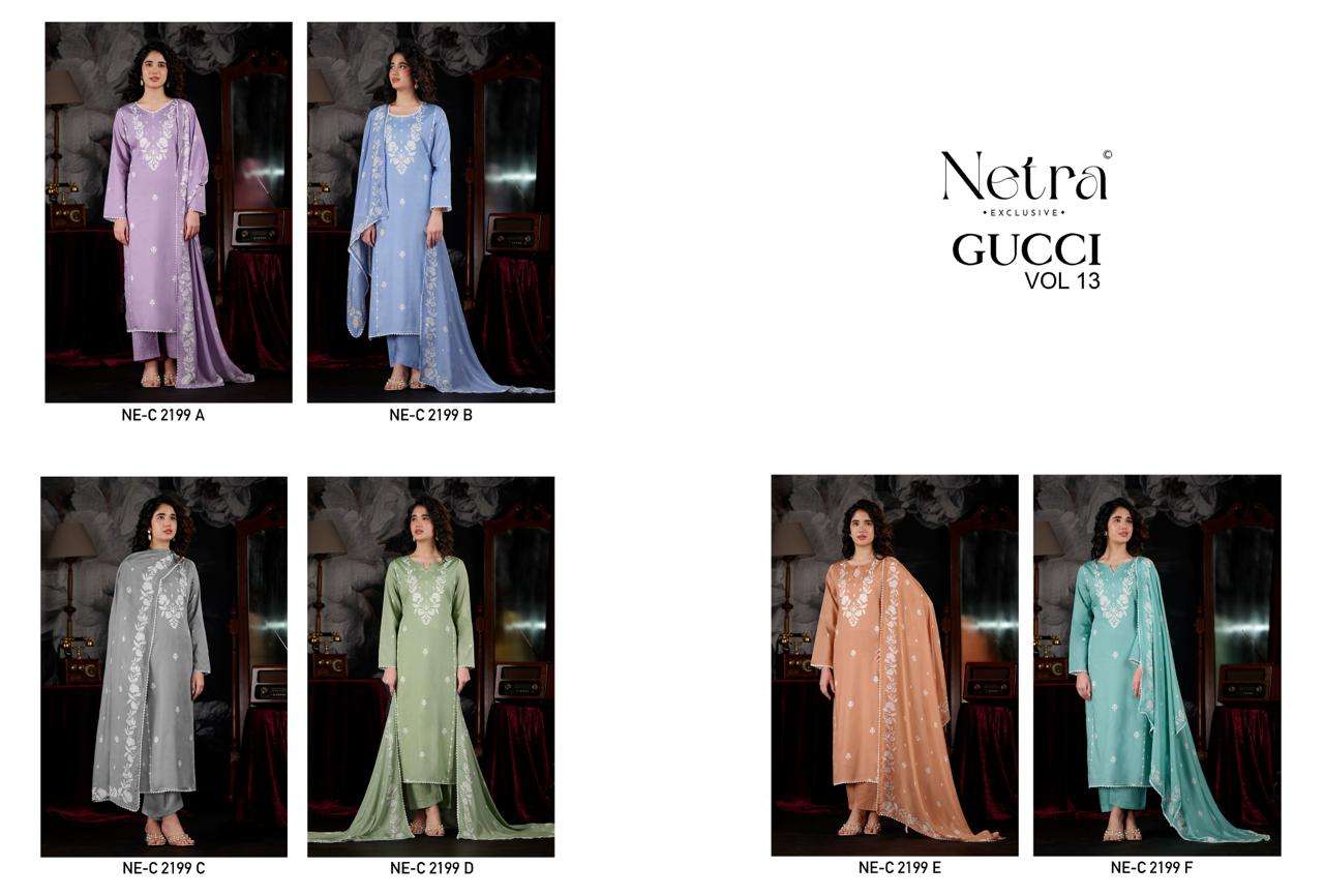 Gucci Vol 13 Netra Cotton Pant Style Suits Manufacturer