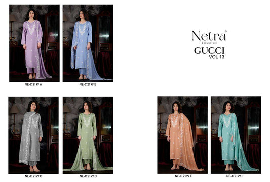 Gucci Vol 13 Netra Cotton Pant Style Suits Manufacturer