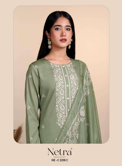 Gucci Vol 14 Netra Cotton Pant Style Suits Exporter