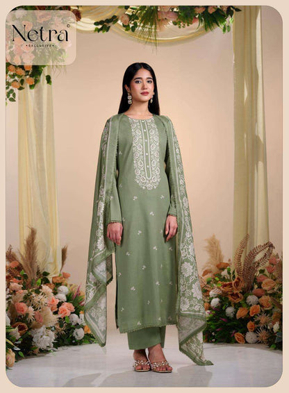 Gucci Vol 14 Netra Cotton Pant Style Suits Exporter