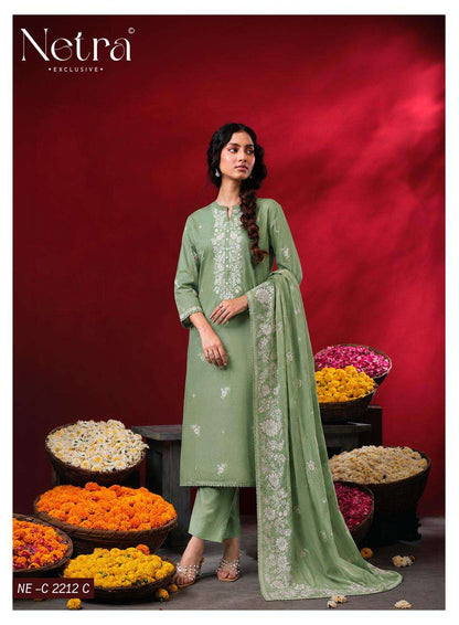 Gucci Vol 15 Netra Cotton Pant Style Suits Wholesaler