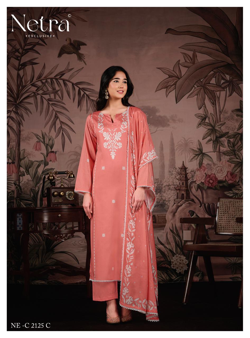 Gucci Vol 3 Netra Cotton Satin Pant Style Suits Supplier Gujarat