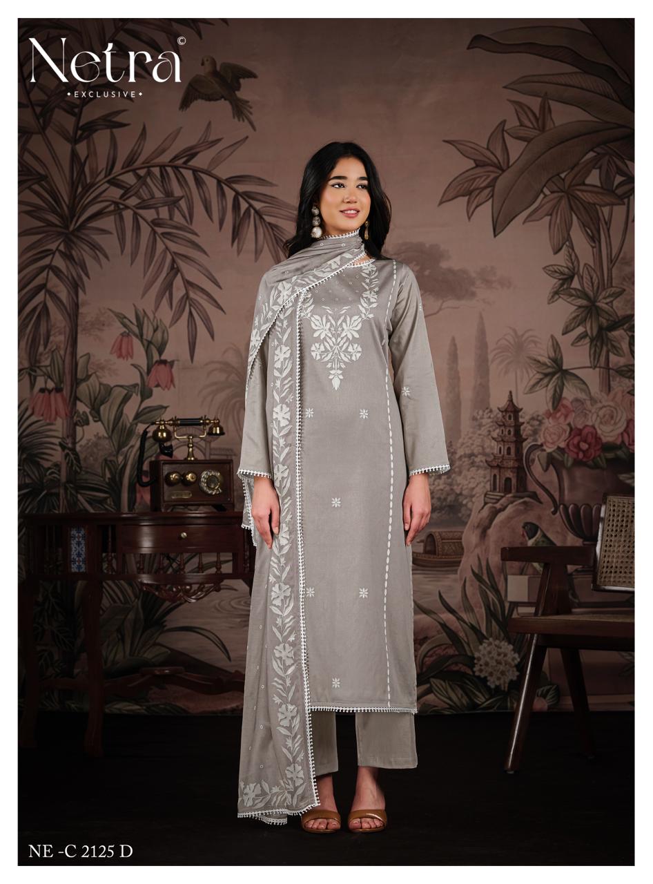 Gucci Vol 3 Netra Cotton Satin Pant Style Suits Supplier Gujarat