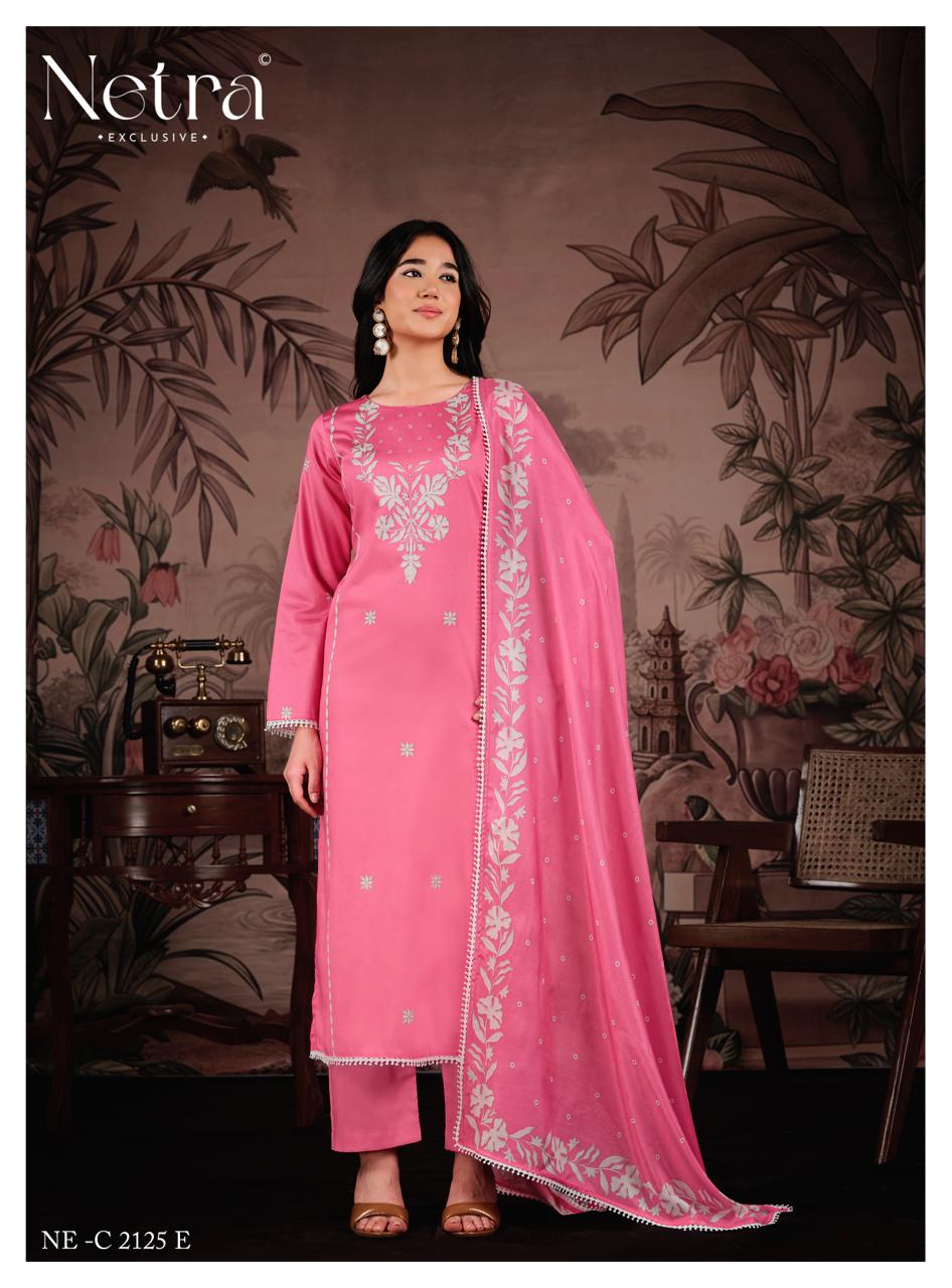 Gucci Vol 3 Netra Cotton Satin Pant Style Suits Supplier Gujarat