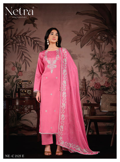 Gucci Vol 3 Netra Cotton Satin Pant Style Suits Supplier Gujarat