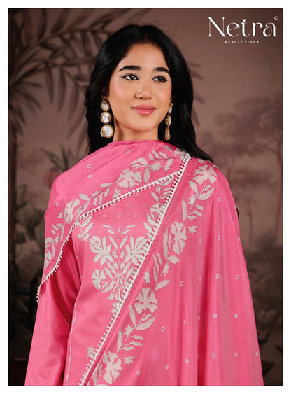 Gucci Vol 3 Netra Cotton Satin Pant Style Suits Supplier Gujarat