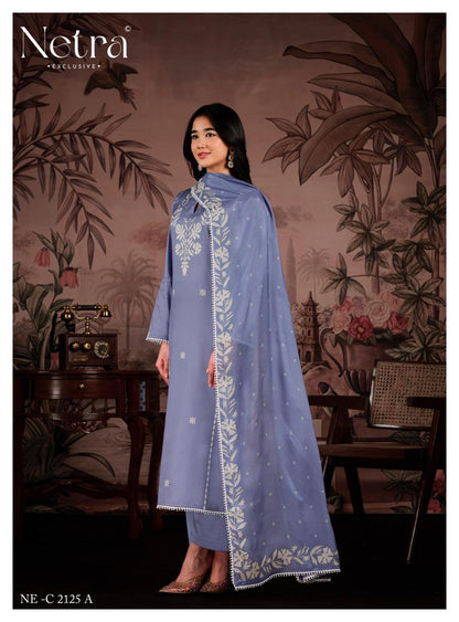 Gucci Vol 3 Netra Cotton Satin Pant Style Suits Supplier Gujarat