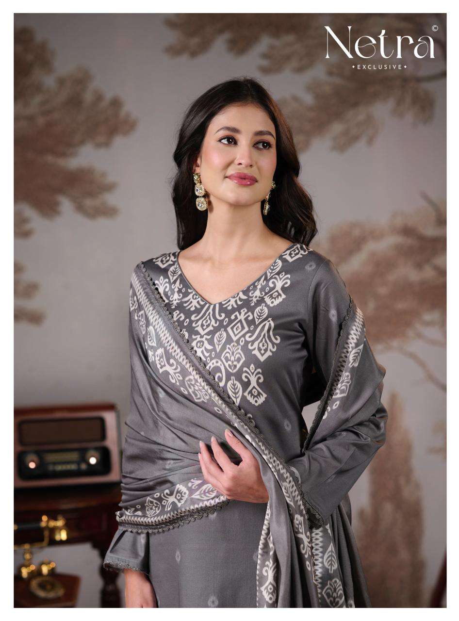 Gucci Vol 5 Netra Cotton Satin Pant Style Suits Supplier