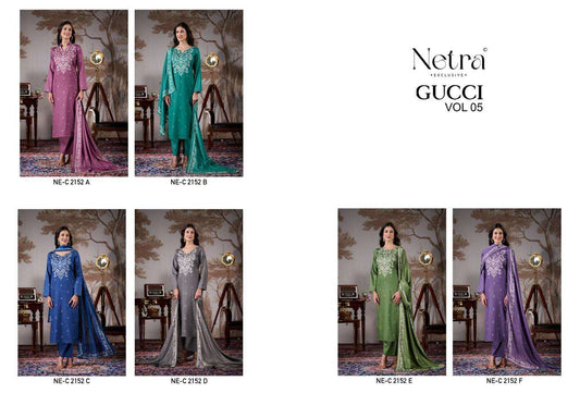 Gucci Vol 5 Netra Cotton Satin Pant Style Suits Supplier