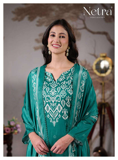 Gucci Vol 5 Netra Cotton Satin Pant Style Suits Supplier