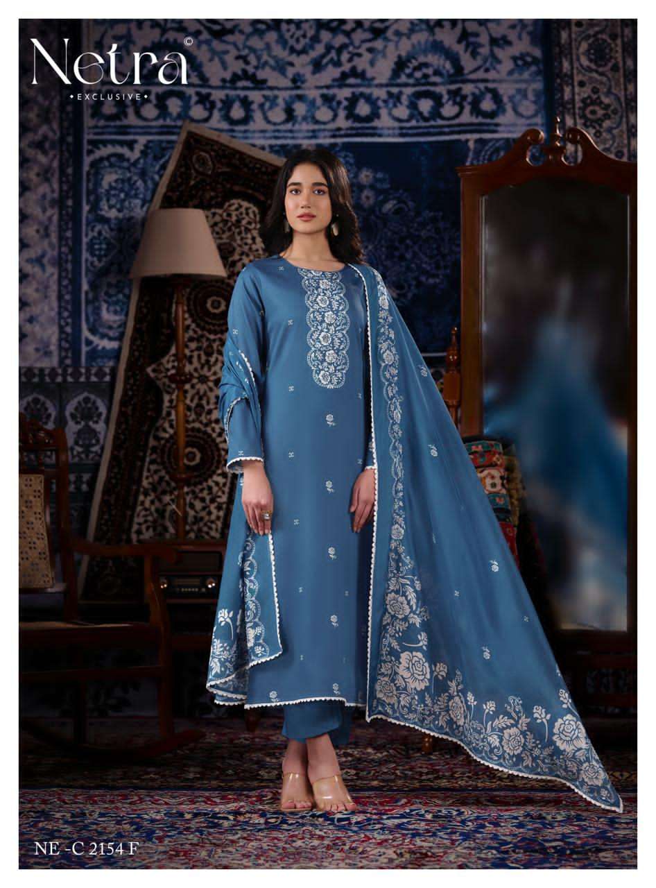Gucci Vol 7 Netra Cotton Satin Pant Style Suits Exporter Ahmedabad