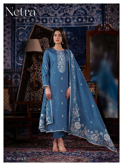 Gucci Vol 7 Netra Cotton Satin Pant Style Suits Exporter Ahmedabad