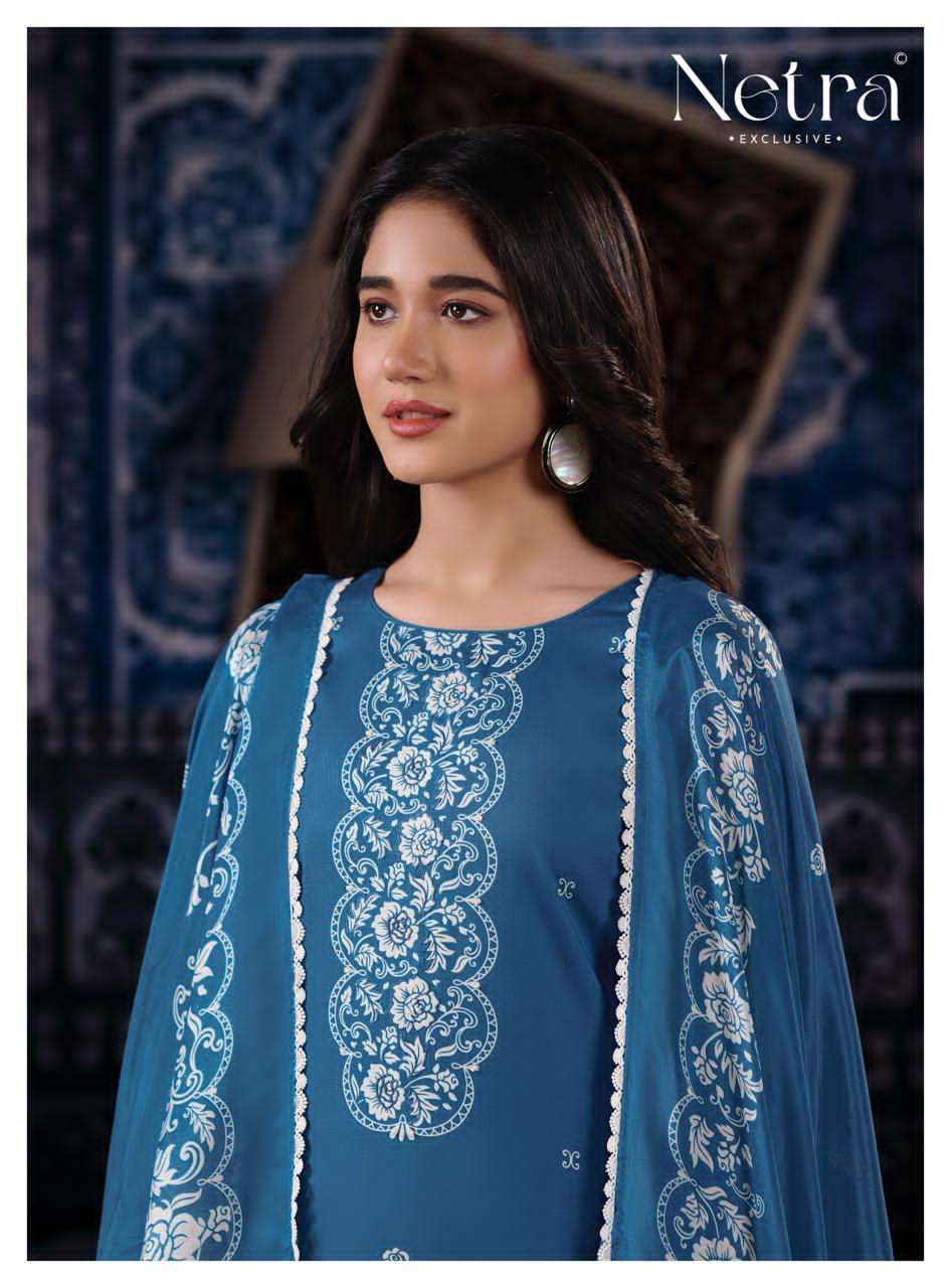 Gucci Vol 7 Netra Cotton Satin Pant Style Suits Exporter Ahmedabad