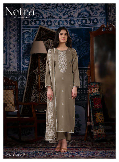 Gucci Vol 7 Netra Cotton Satin Pant Style Suits Exporter Ahmedabad