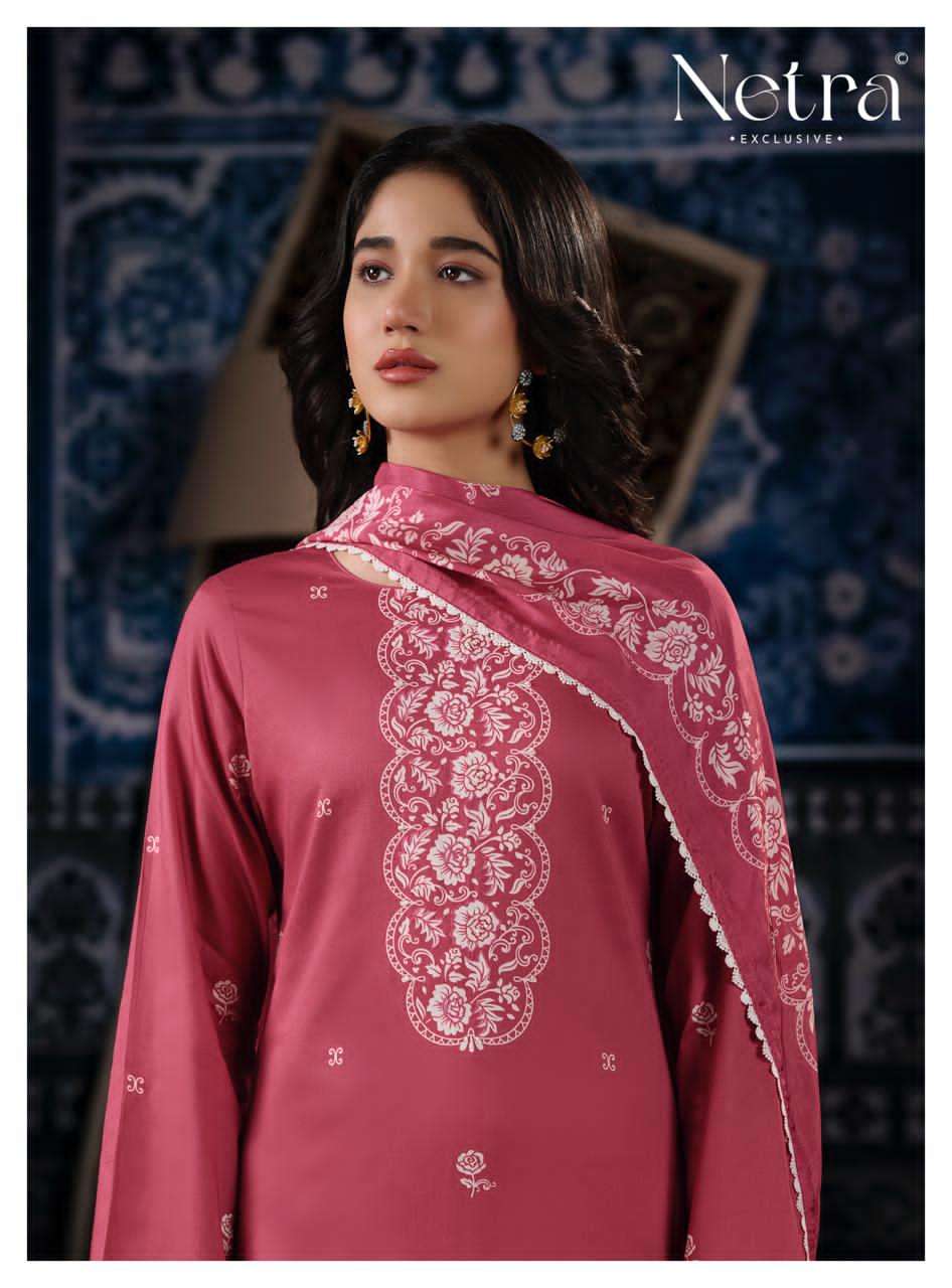 Gucci Vol 7 Netra Cotton Satin Pant Style Suits Exporter Ahmedabad
