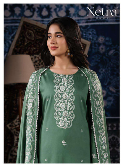 Gucci Vol 7 Netra Cotton Satin Pant Style Suits Exporter Ahmedabad