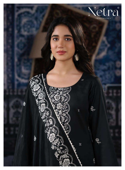 Gucci Vol 7 Netra Cotton Satin Pant Style Suits Exporter Ahmedabad
