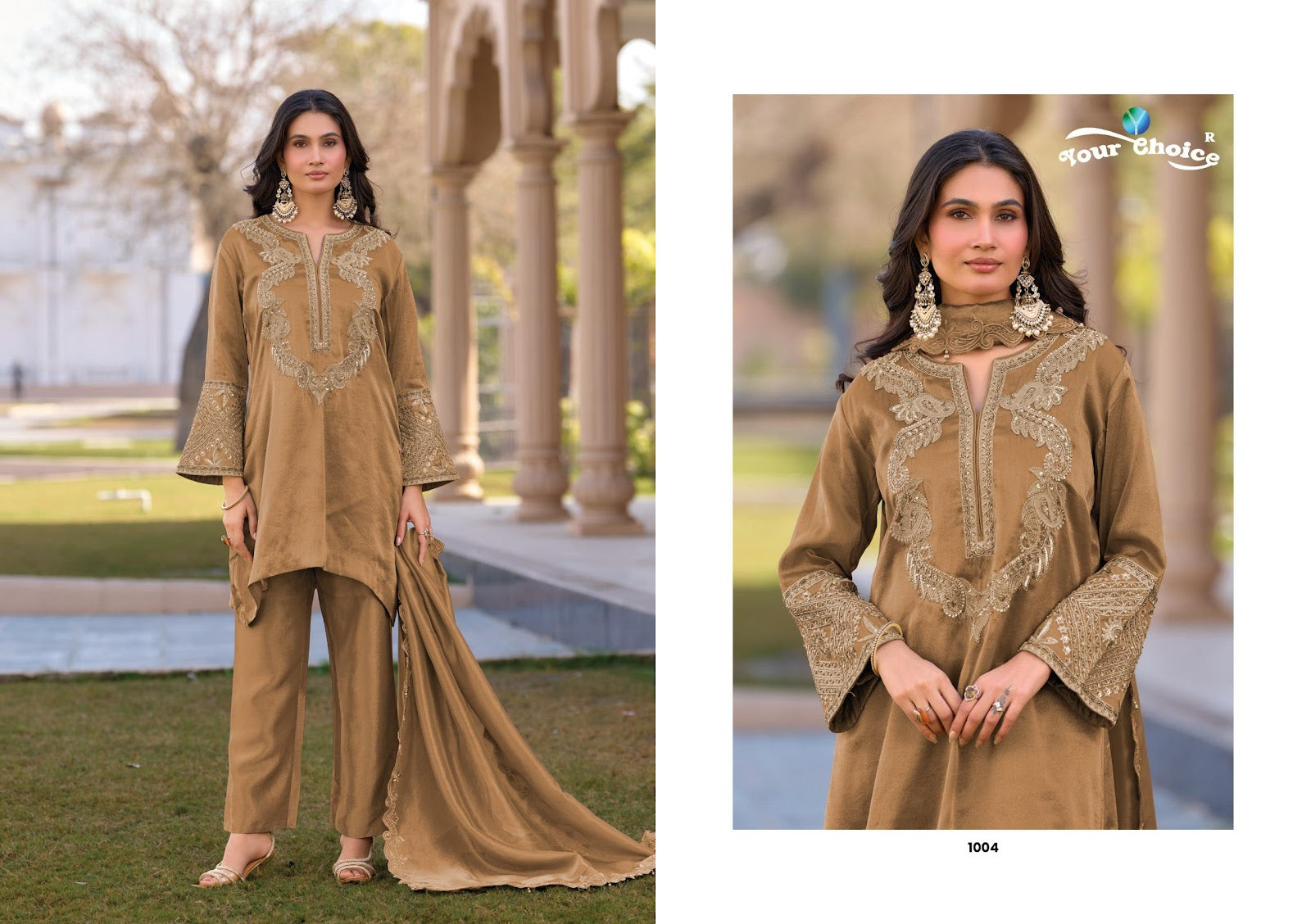 Gucci Your Choice Silk Pakistani Readymade Suits Wholesale Price