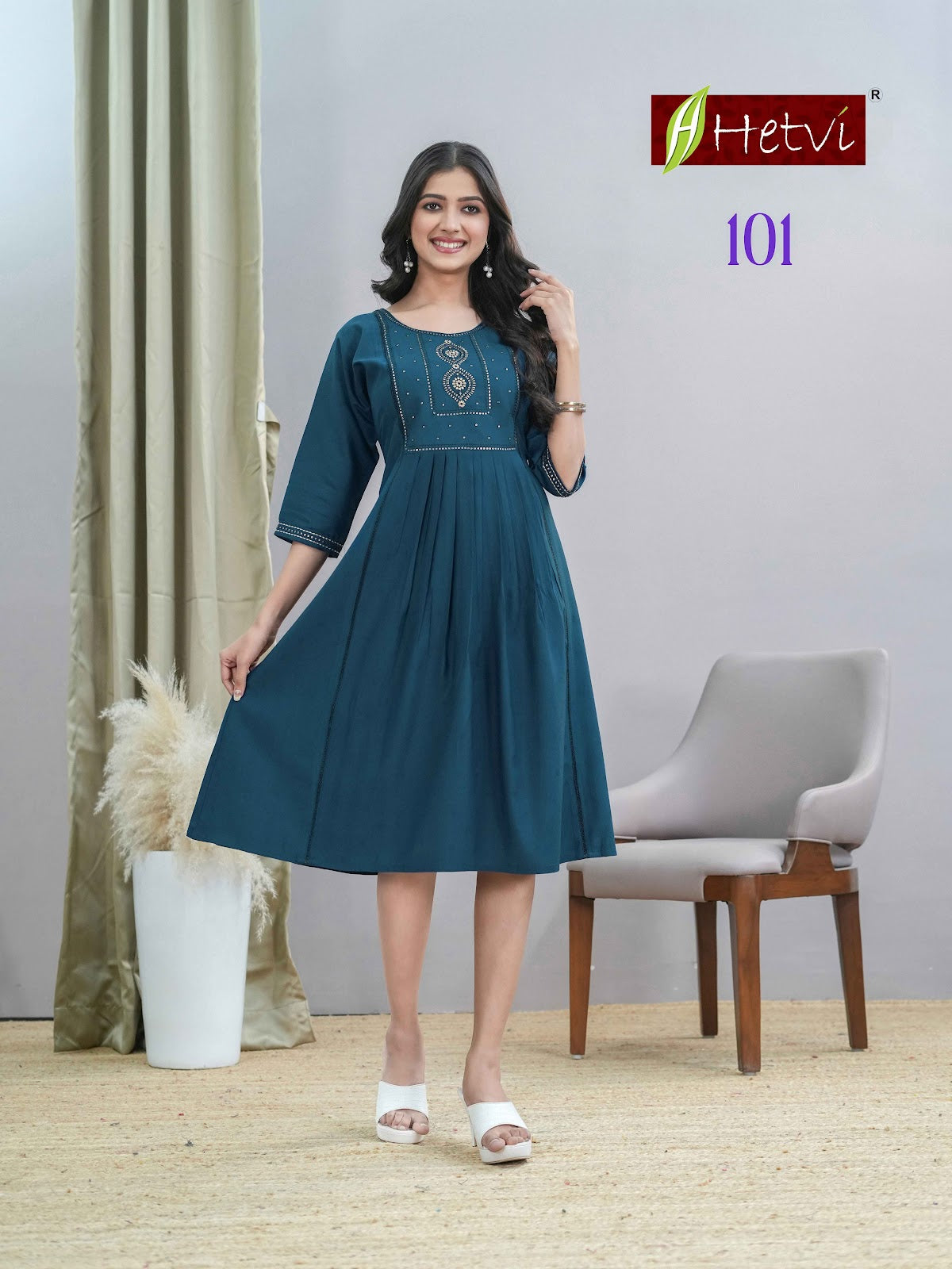 Guddi Hetvi Gadwal Anarkali Kurtis Wholesale Price