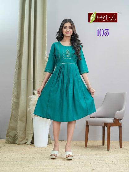 Guddi Hetvi Gadwal Anarkali Kurtis Wholesale Price