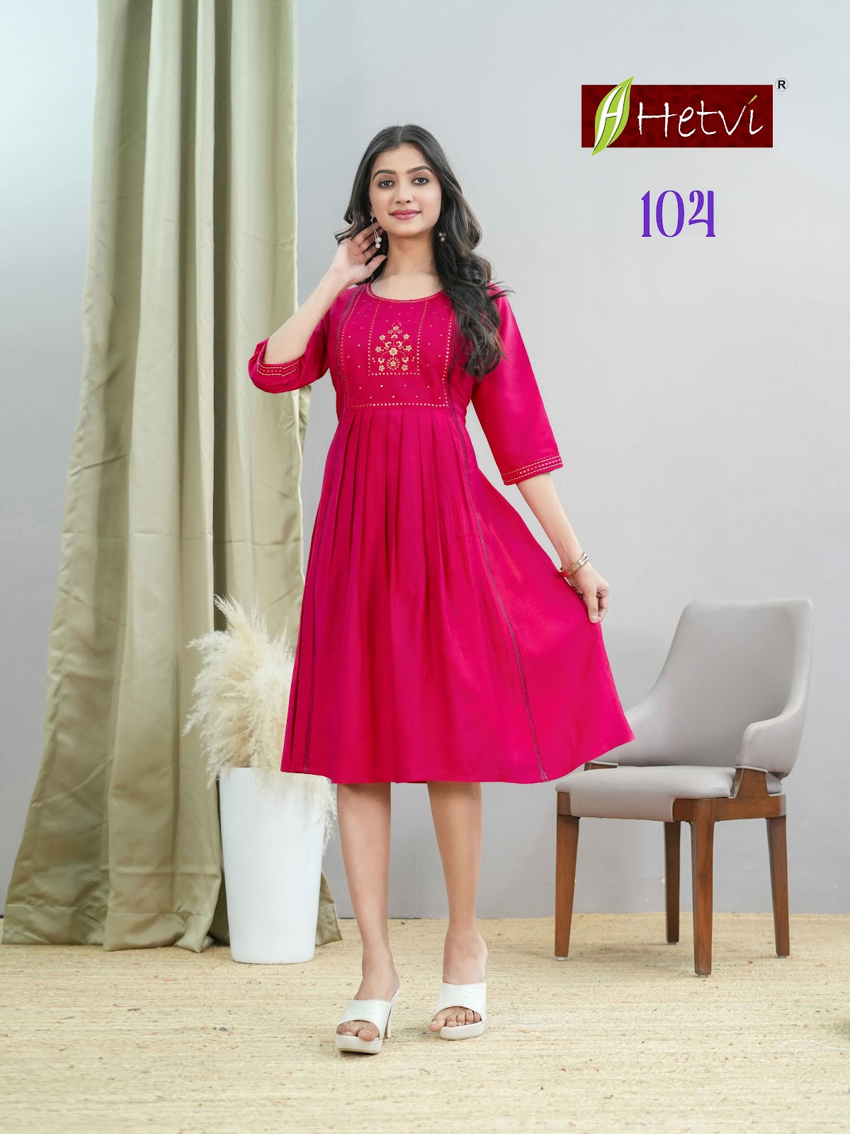 Guddi Hetvi Gadwal Anarkali Kurtis Wholesale Price