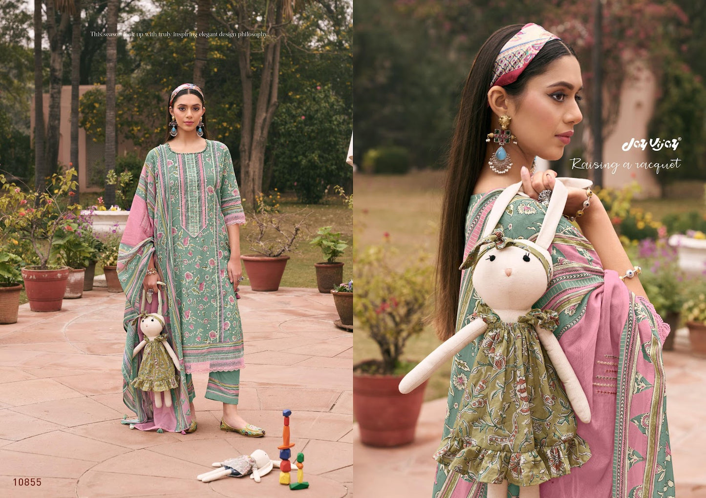 Gudia Jay Vijay Cotton Pant Style Suits Wholesaler