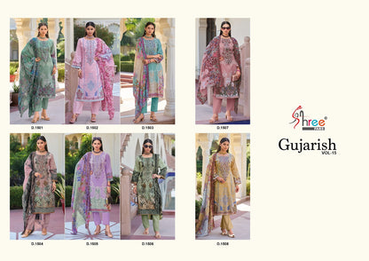 Gujarish Vol 15 Shree Fabs Cotton Karachi Salwar Suits Wholesale Price