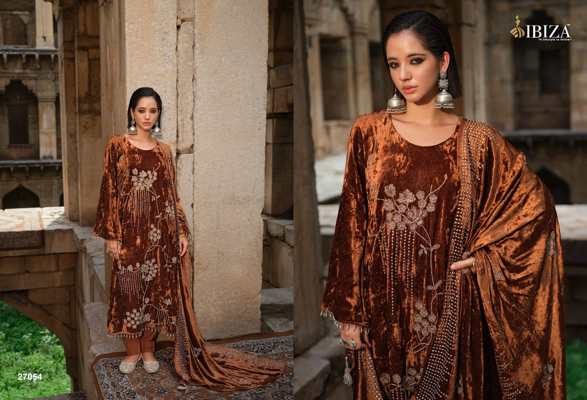 Gul-E-Nayaab Ibiza Viscose Velvet Suits Wholesale Price