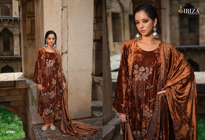 Gul-E-Nayaab Ibiza Viscose Velvet Suits Wholesale Price
