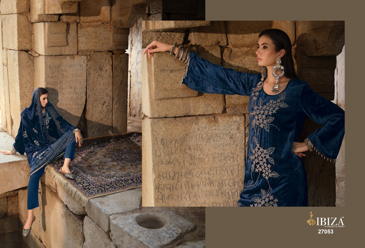 Gul-E-Nayaab Ibiza Viscose Velvet Suits Wholesale Price